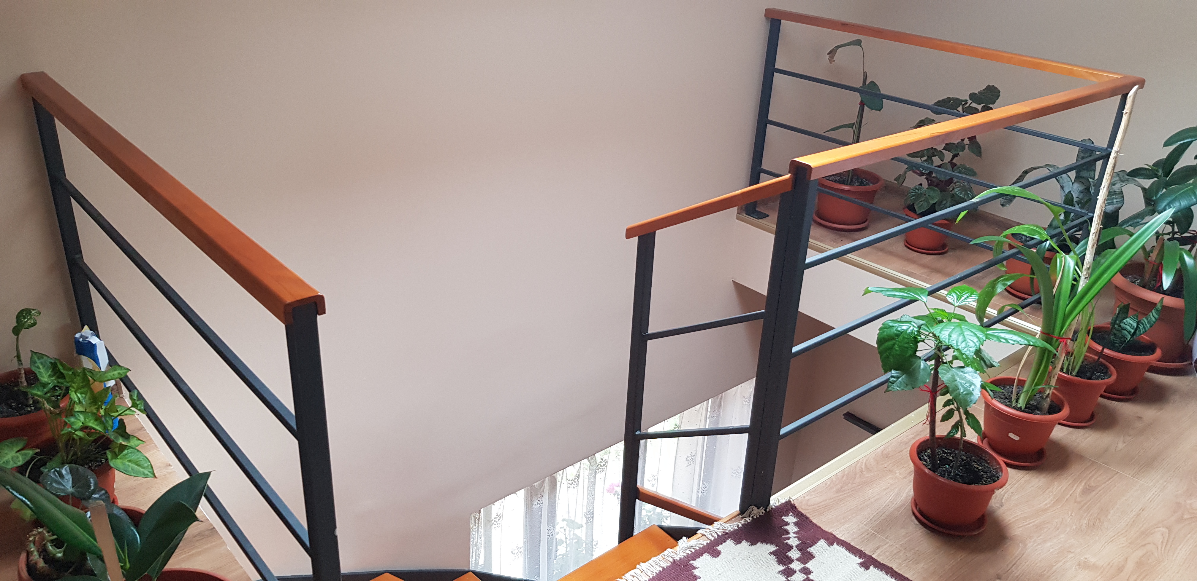 Balustrada interior motiv floral