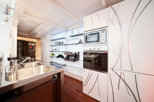 pannelli bianchi cucina